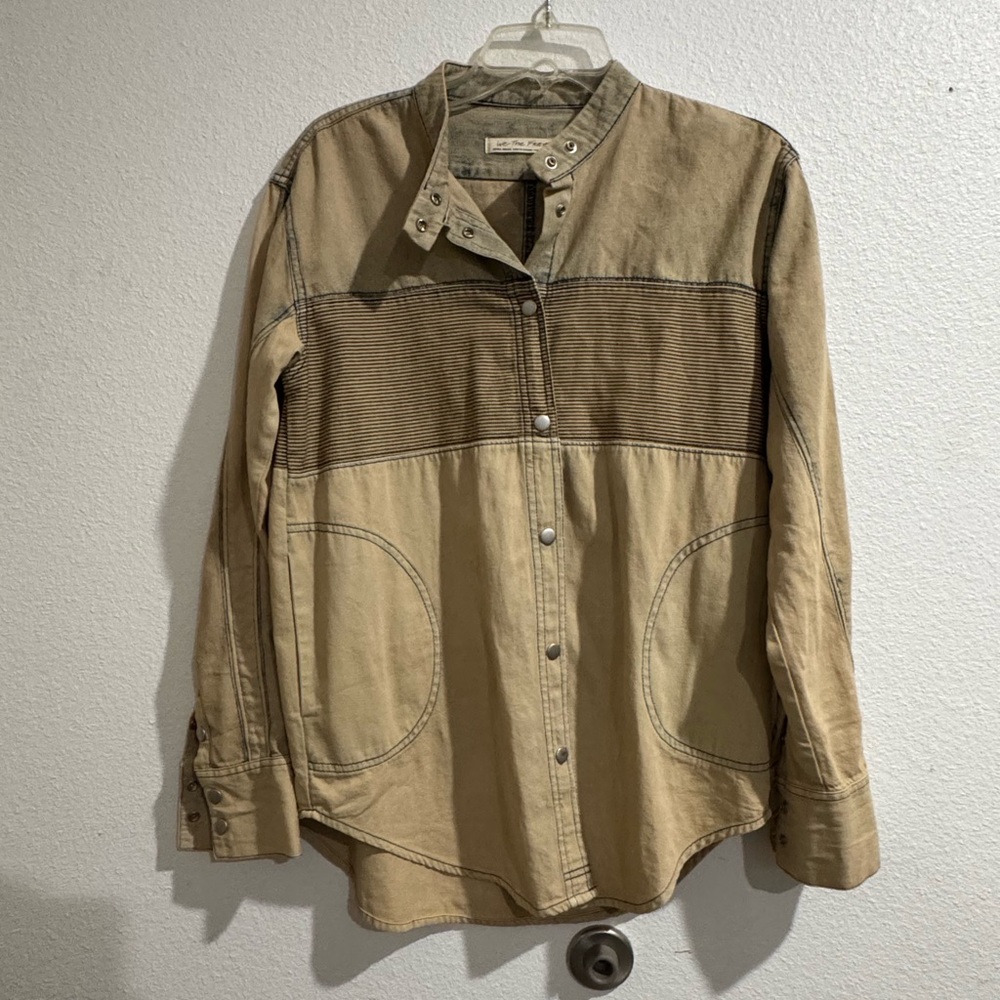 Washed Denim Top